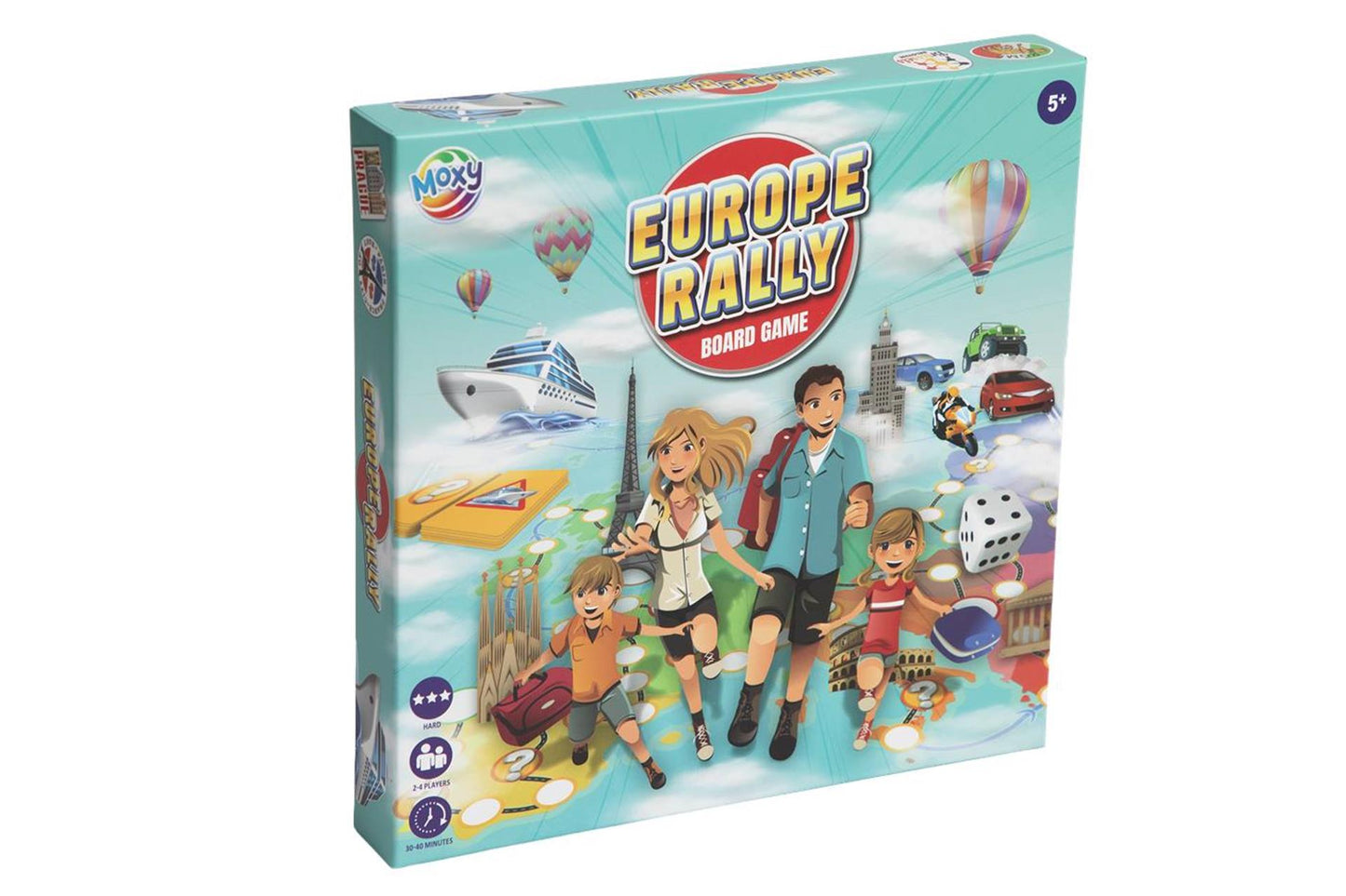 Moxy Brettspiel Europa Rallye 24x25x4cm