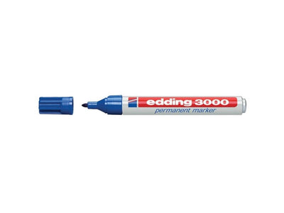 Edding Permanentmarker 3000 blau 10 Stk