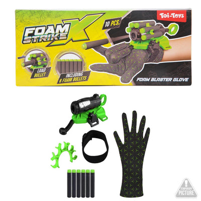 Toi-Toys-Shooter am Armband mit 6 Schaumstoffpfeilen