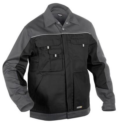 Dassy Arbeitsjacke Lugano P K Schwarz Grau XXL