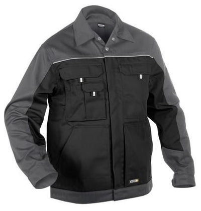 Dassy Arbeitsjacke Lugano P K Schwarz Grau XXL