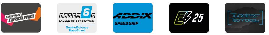 Faltreifen Schwalbe G-One Allround DD RaceGuard 27.5 x 2.25 57-584 mm - schwarz mit Reflexion