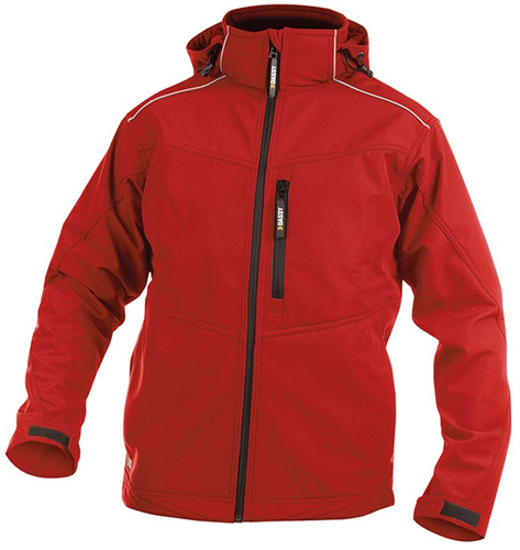 Dassy Softshell Tavira Polyester rot s