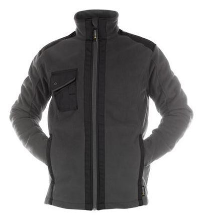 Dassy Fleecejacke Croft grau schwarz l