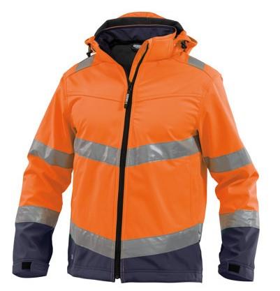 Dassy Warnschutzjacke Malaga Orange Blau L