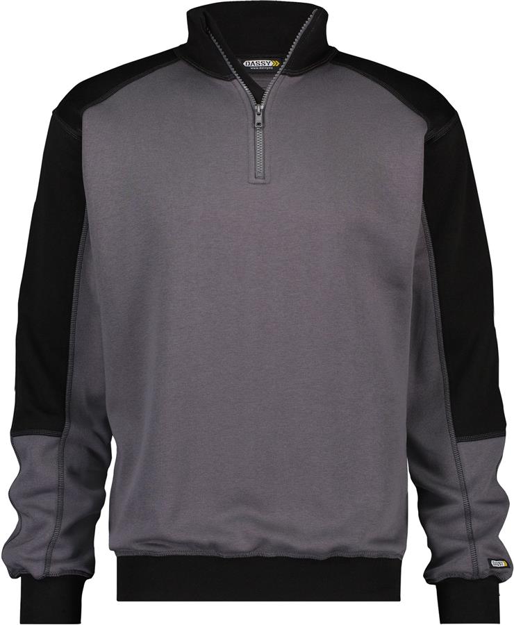 Dassy Pullover Basiel grau schwarz s