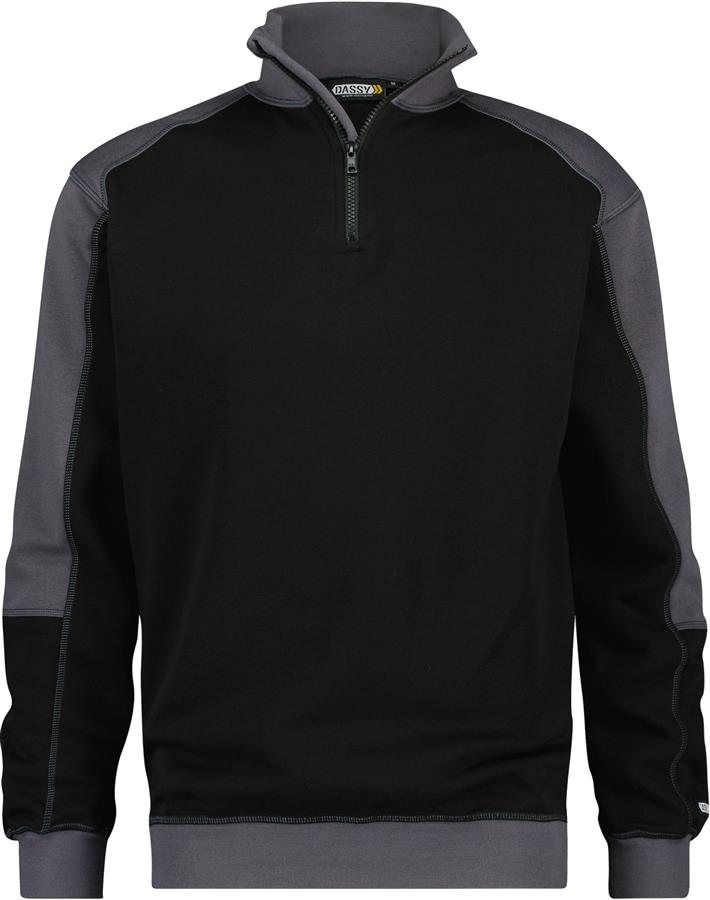 Dassy Pullover Basiel schwarz grau s