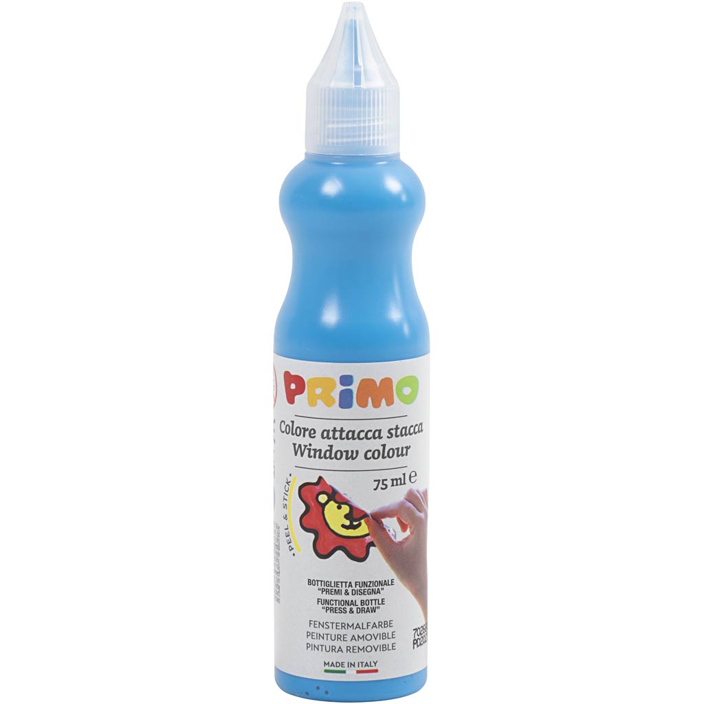 Primo Fensterfarbe, blau, 75 ml 1 Flasche