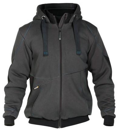 Dassy Sweatshirtjacke Pulse Anthrazit Schwarz S