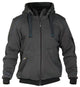 Dassy Sweatshirtjacke Pulse Anthrazit Schwarz L