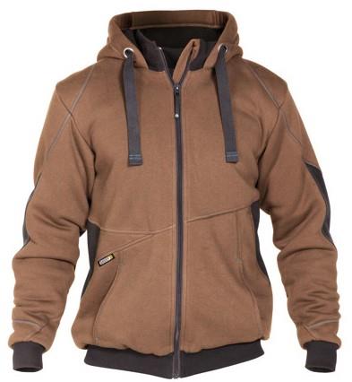 Dassy Sweatshirtjacke Pulsbraun Anthrazit S