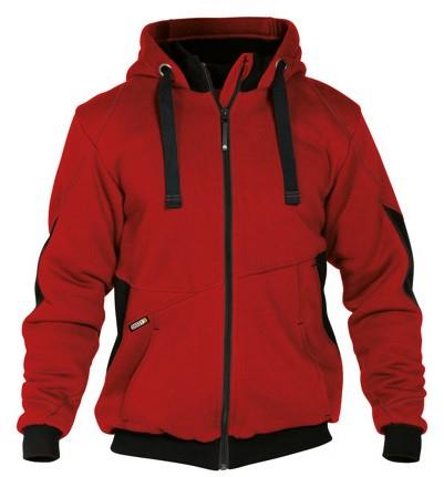 Dassy Sweatshirtjacke Pulsrot Schwarz M