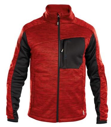 Dassy Midlayer Weste konvex rot schwarz xxl