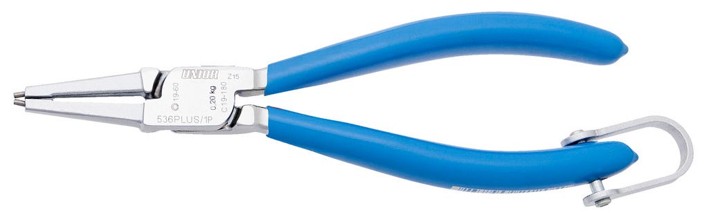 Unior GRS-Zange Sicherungsring innen gebogen 140 12-25 r