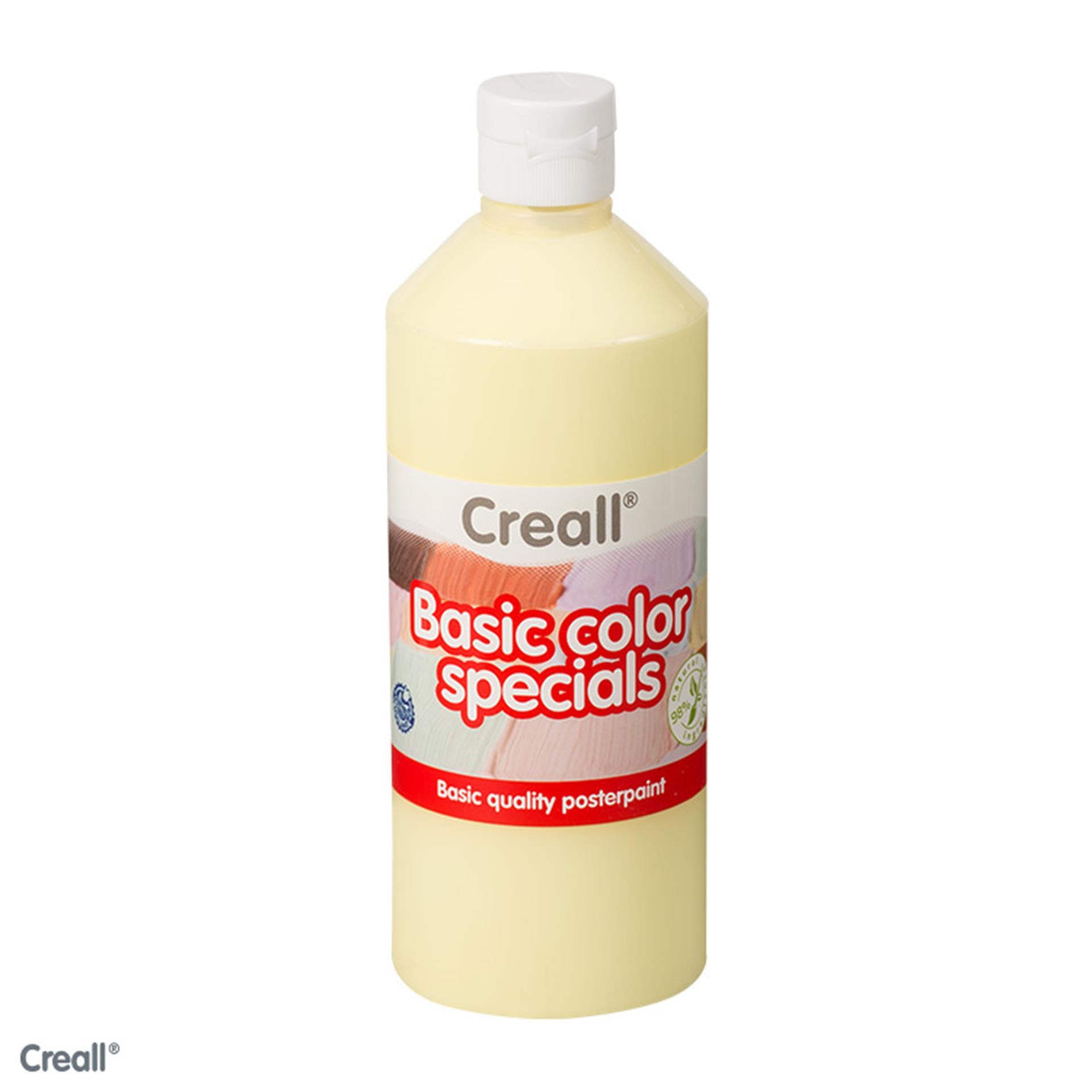 Creall School Farbe Pastellgelb, 500 ml