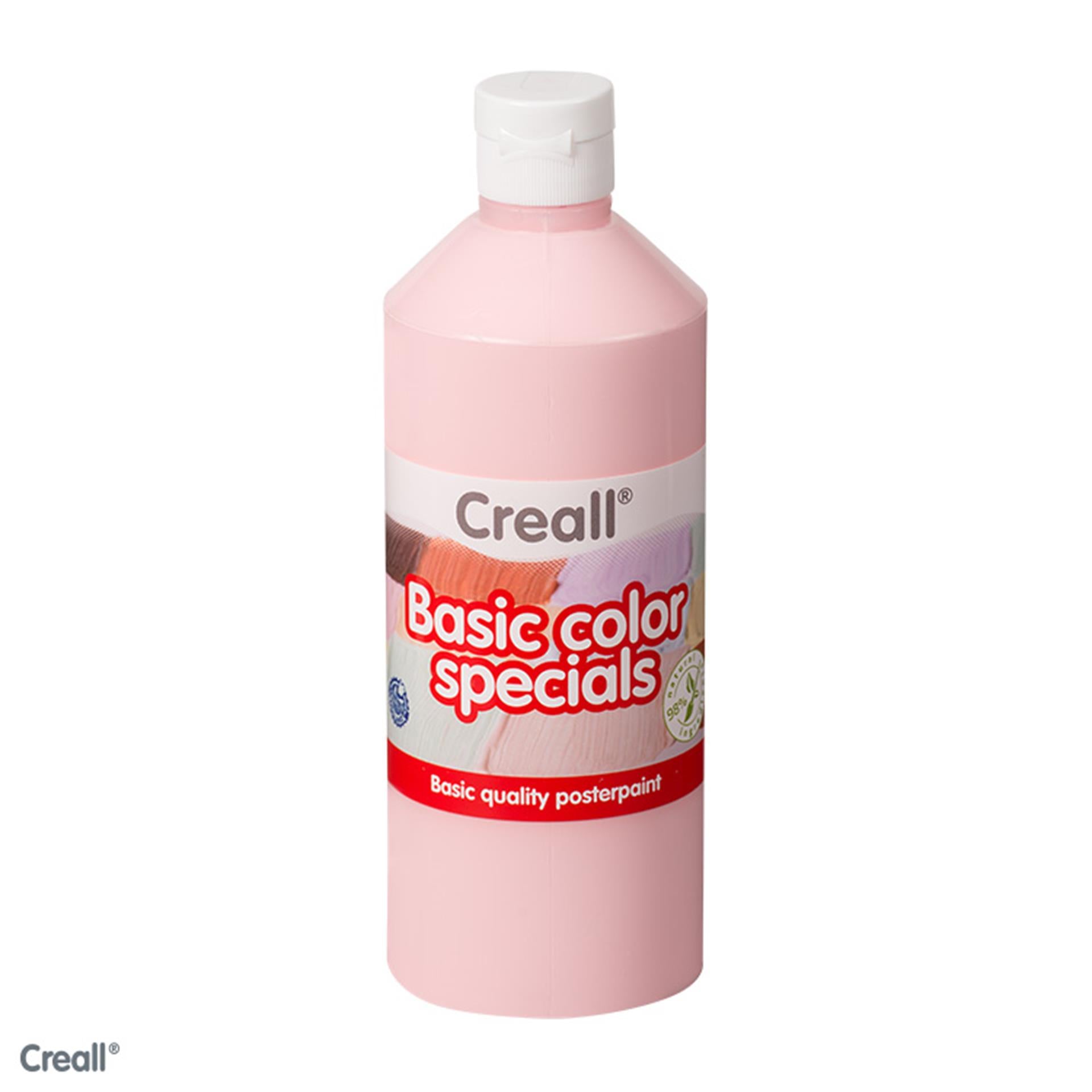 Creall School Pastellrood, 500 ml