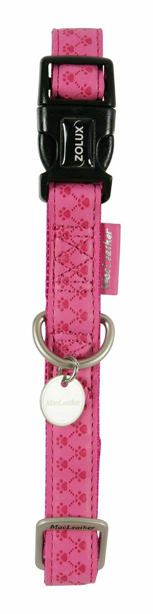 Macleather Collar Pink