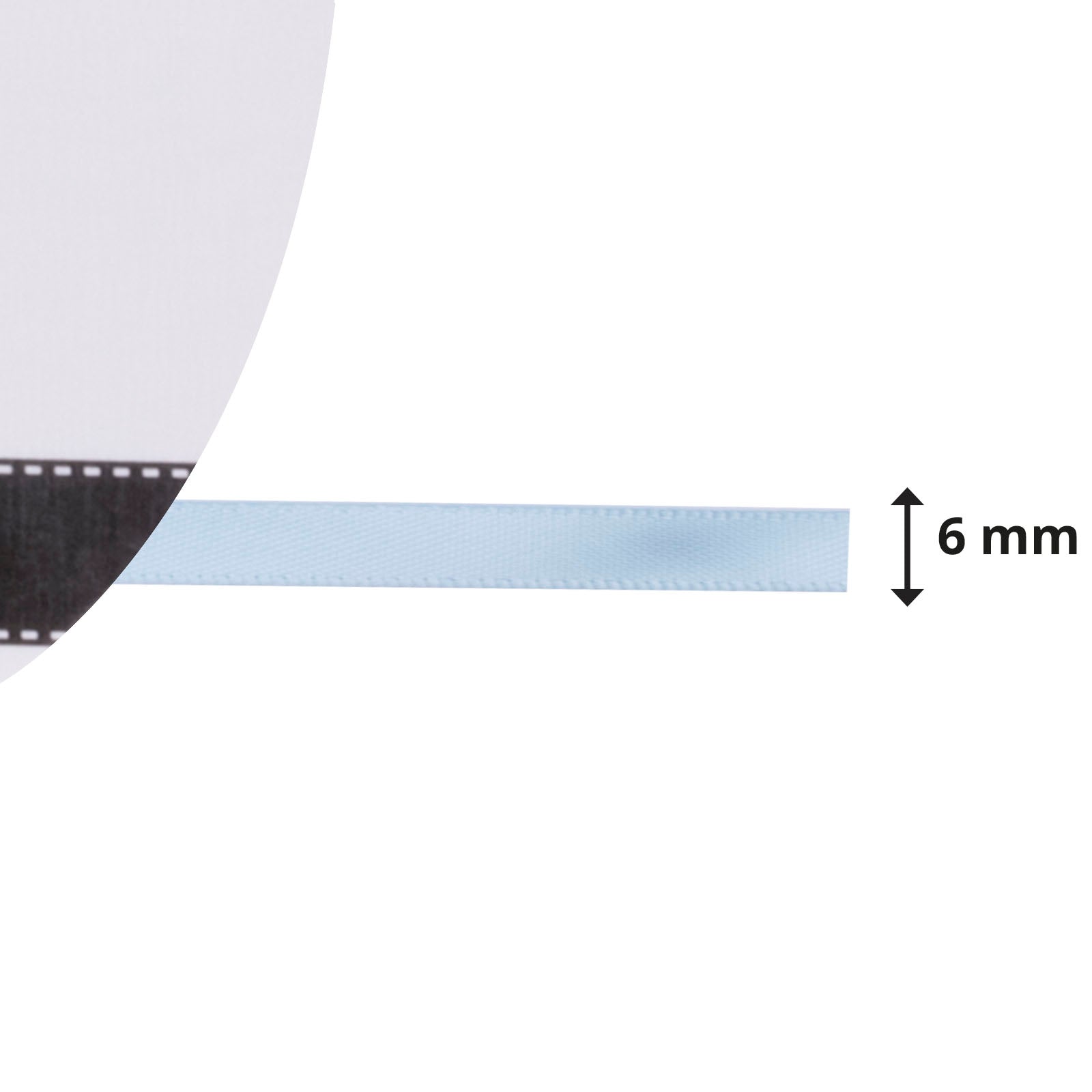 Vaessen creative • Satinband 6mmx10m pastellblau