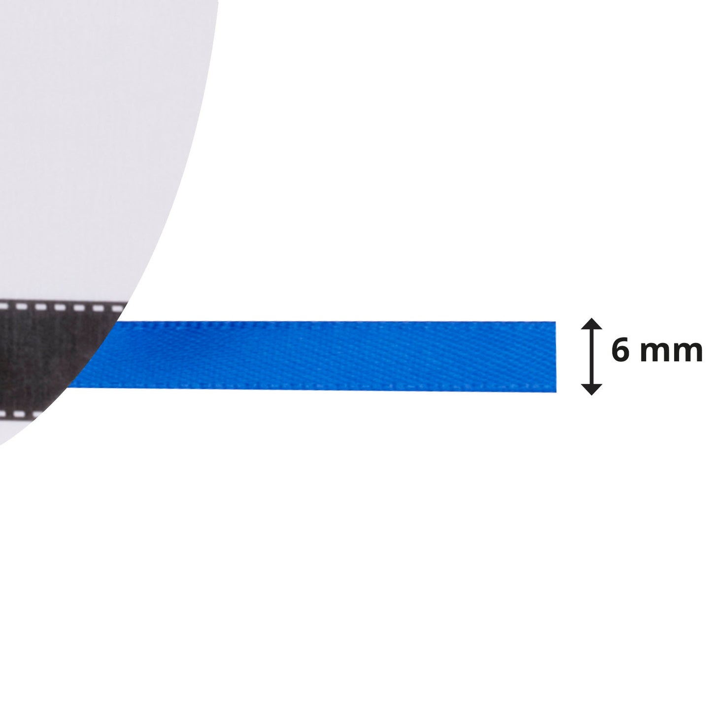 Vaessen creative • Satinband 6mmx10m blau