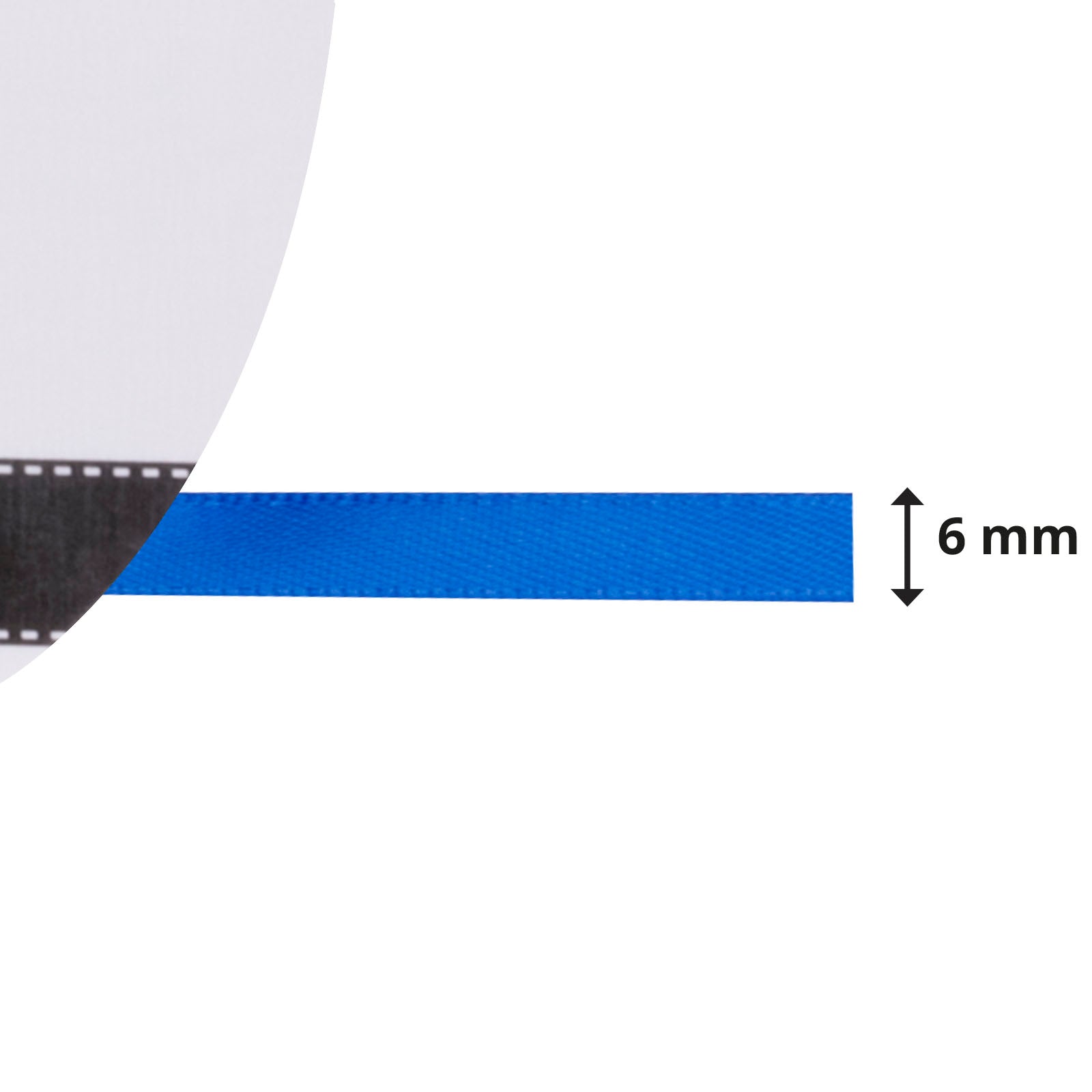 Vaessen creative • Satinband 6mmx10m blau