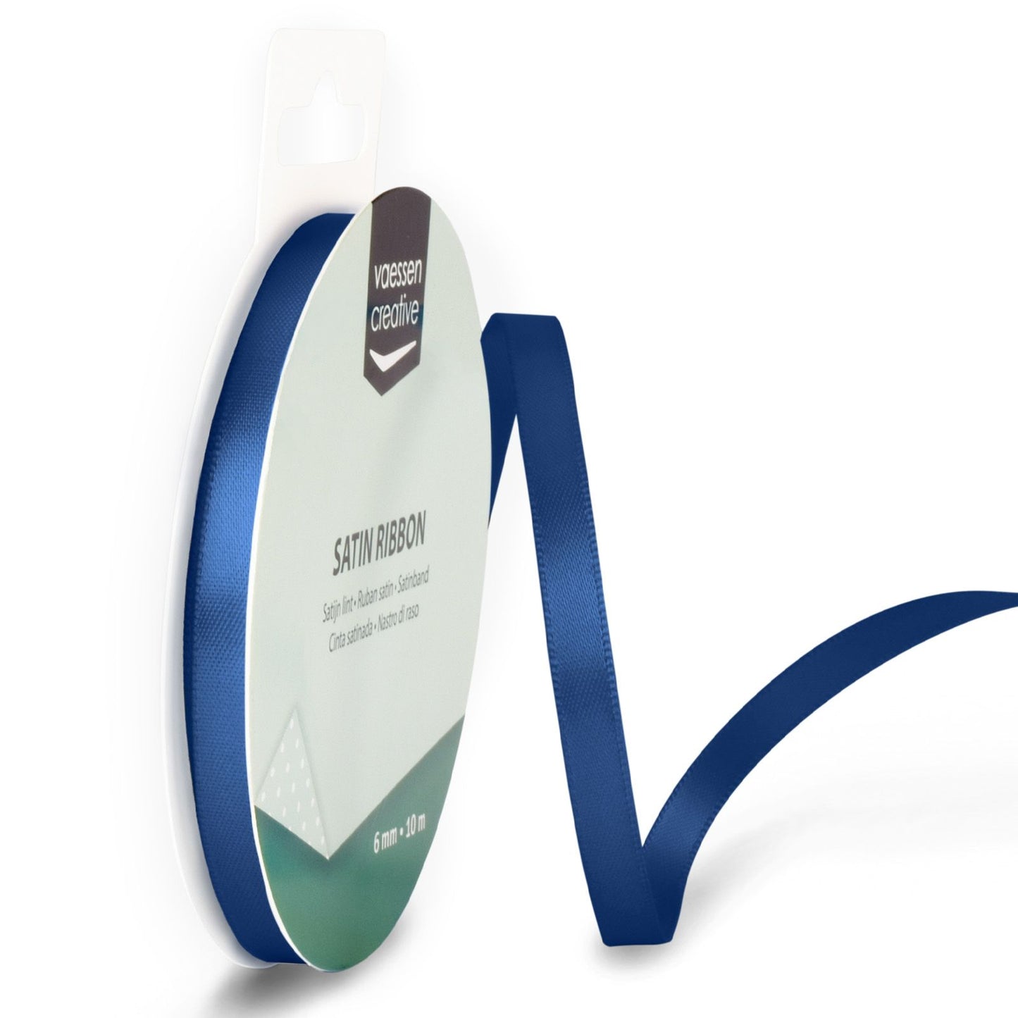 Vaessen creative • Satinband 6mmx10m dunkelblau