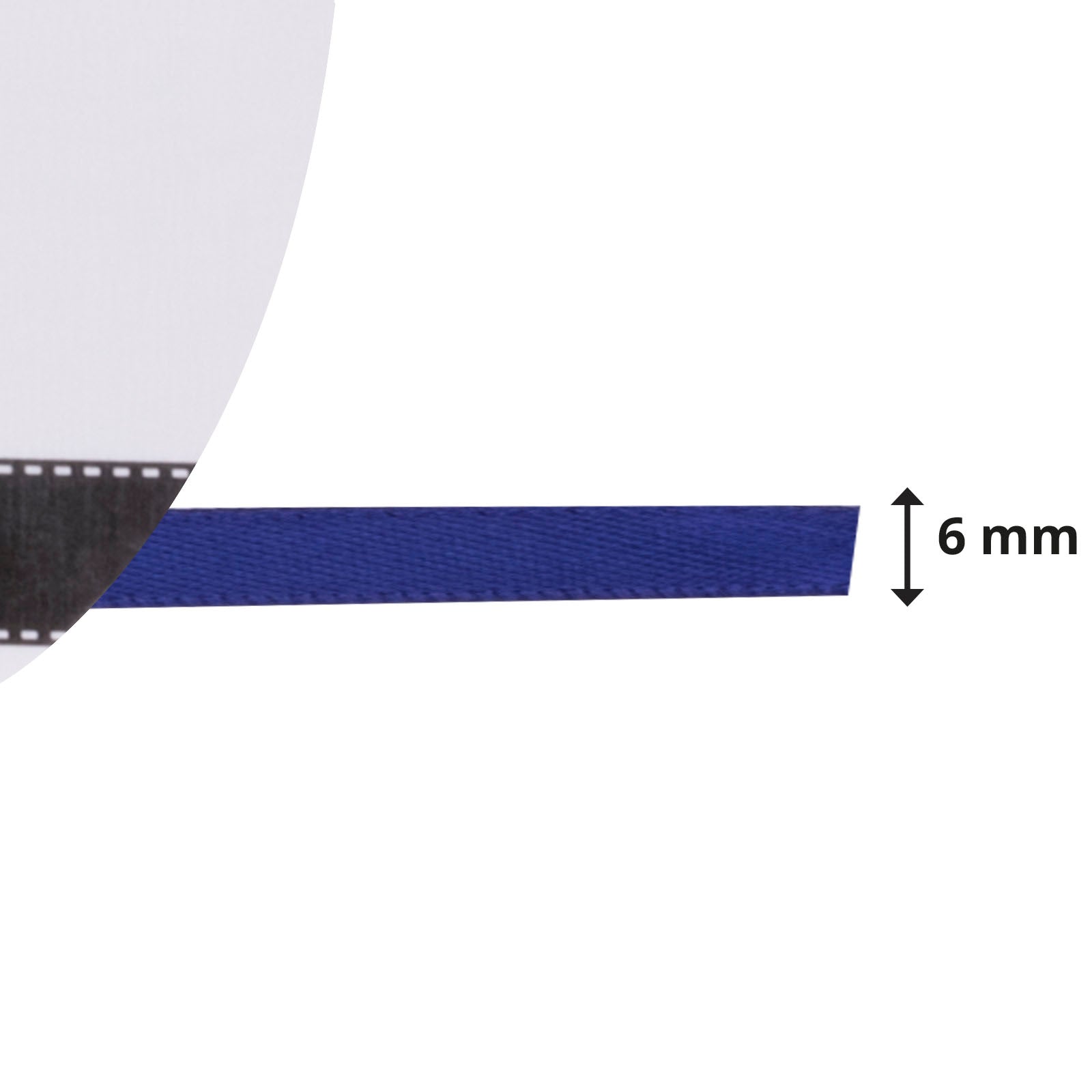 Vaessen creative • Satinband 6mmx10m dunkelblau