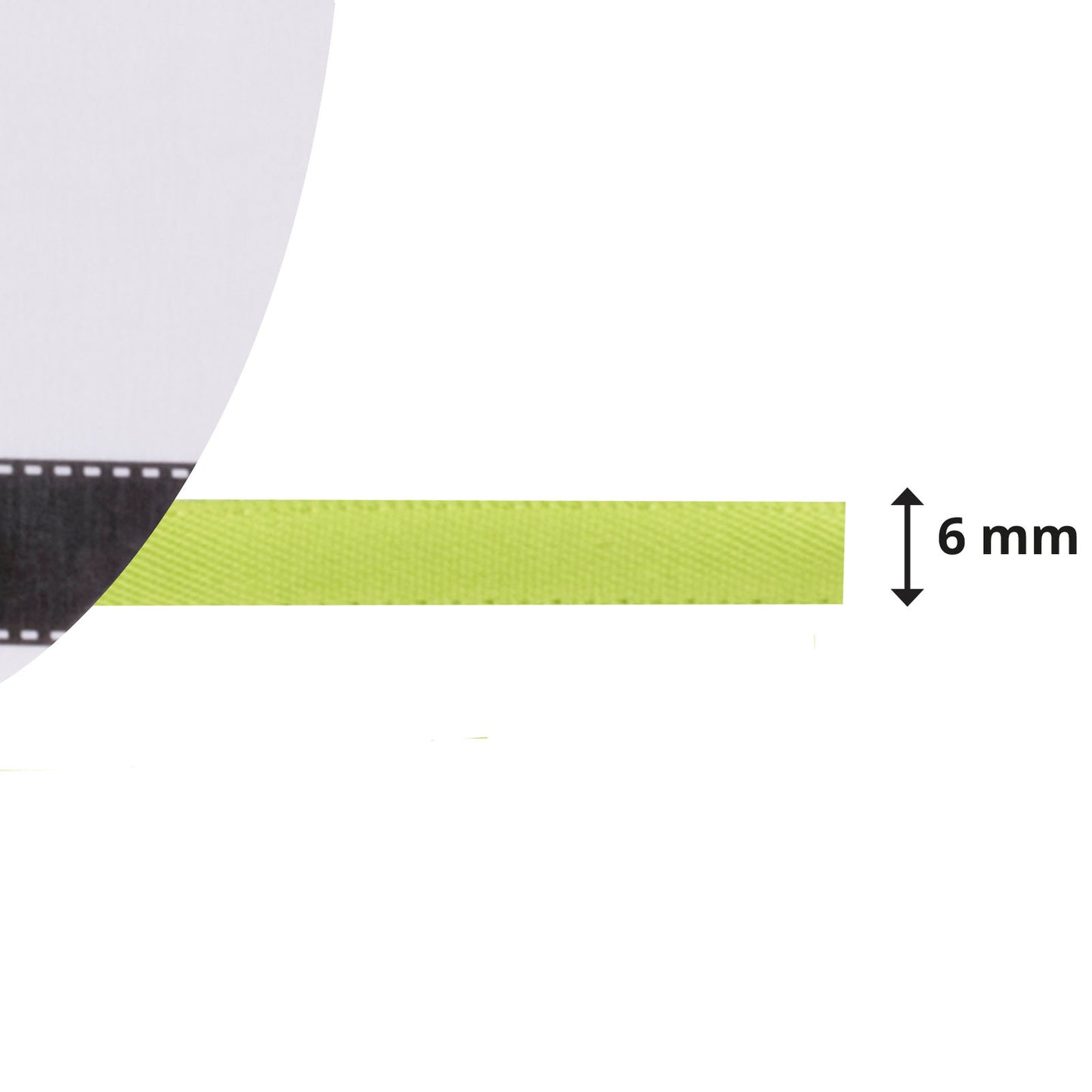 Vaessen creative • Satinband 6mmx10m hellgrün
