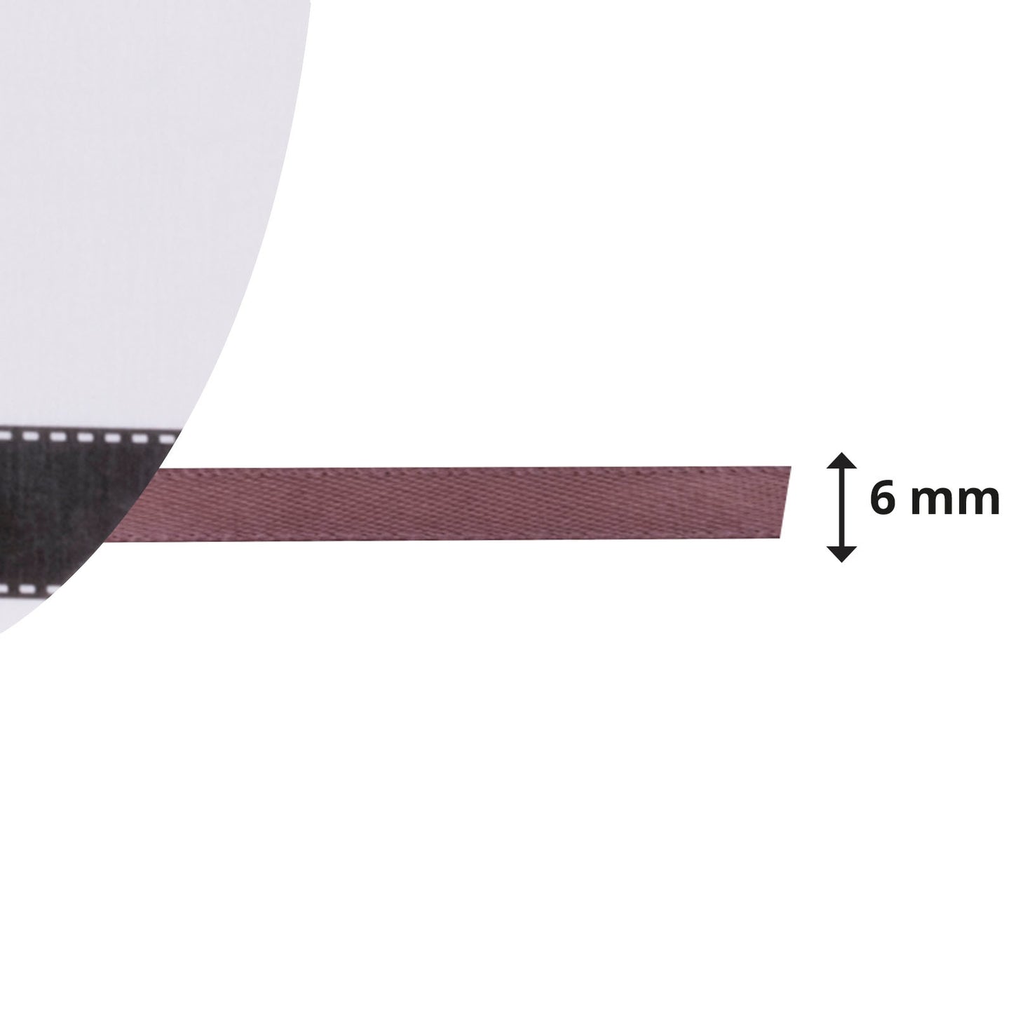 Vaessen creative • Satinband 6mmx10m Schokolade