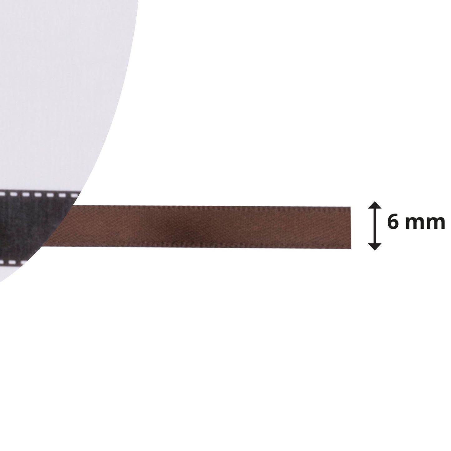 Vaessen creative • Satinband 6mmx10m braun