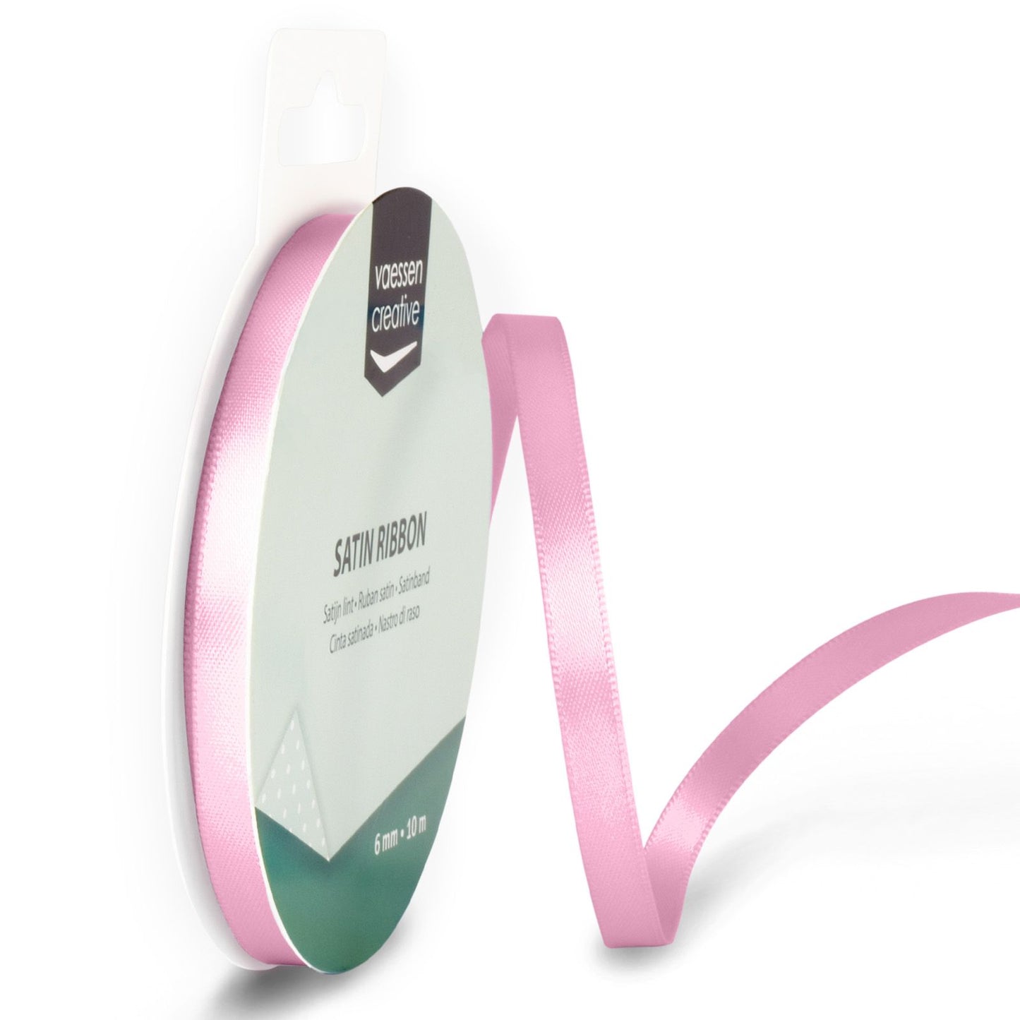 Vaessen creative • Satinband 6mmx10m hellrosa