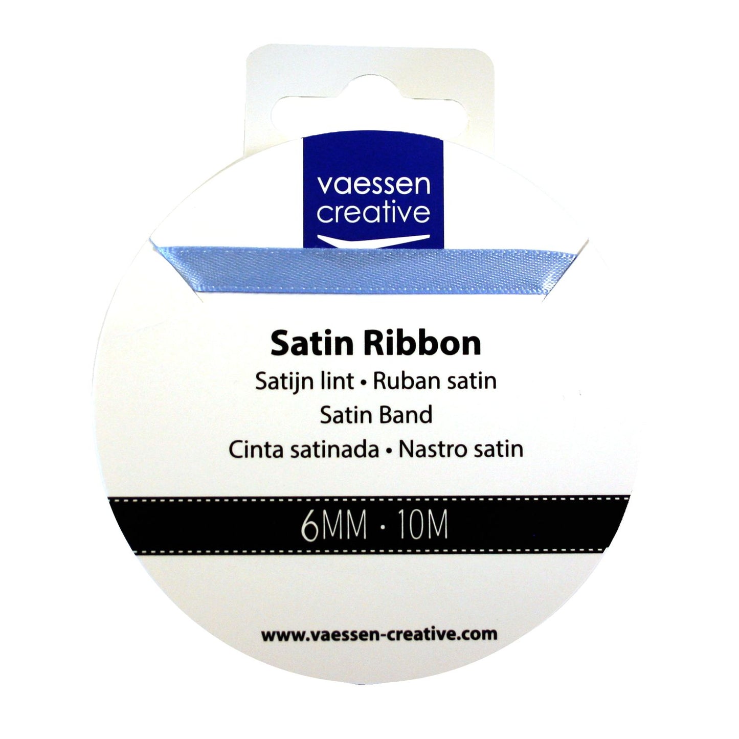 Vaessen creative • Satinband 6mmx10m Hellblau