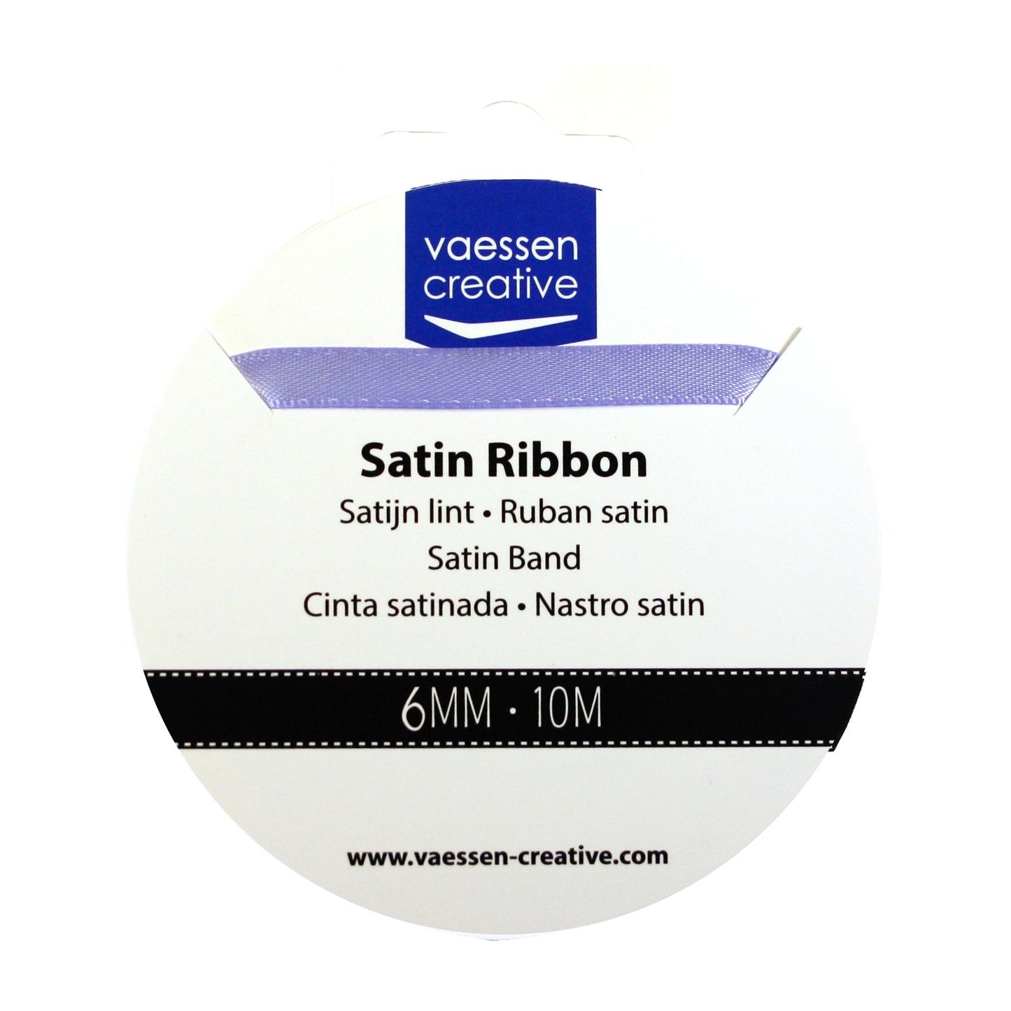 Vaessen creative • Satinband 6mmx10m Lavendel