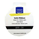 Vaessen creative • Satinband 6mmx10m pastellgelb - afbeelding 2