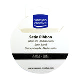 Vaessen creative • Satinband 6mmx10m Elfenbein - afbeelding 2