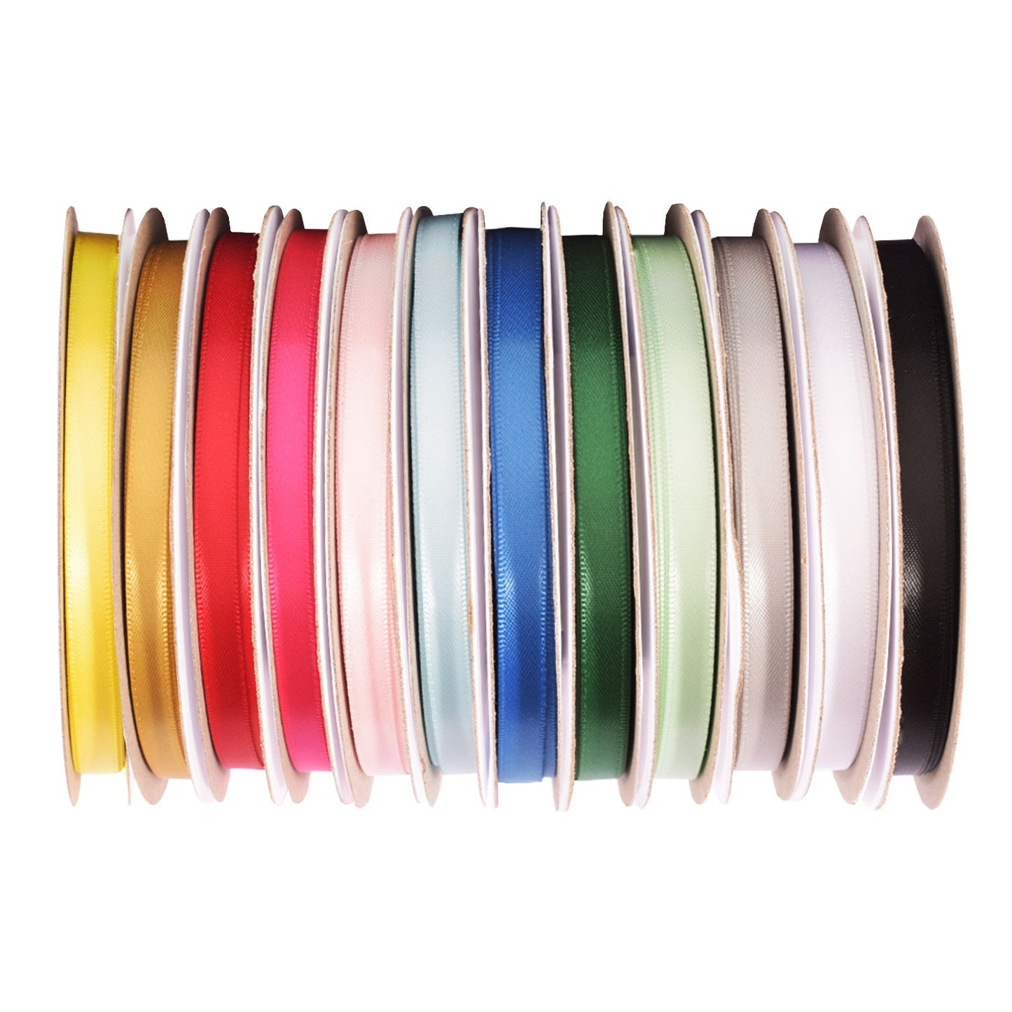 Vaessen creative • Satinband-Set 6 mm x 20 m, 12 Farben