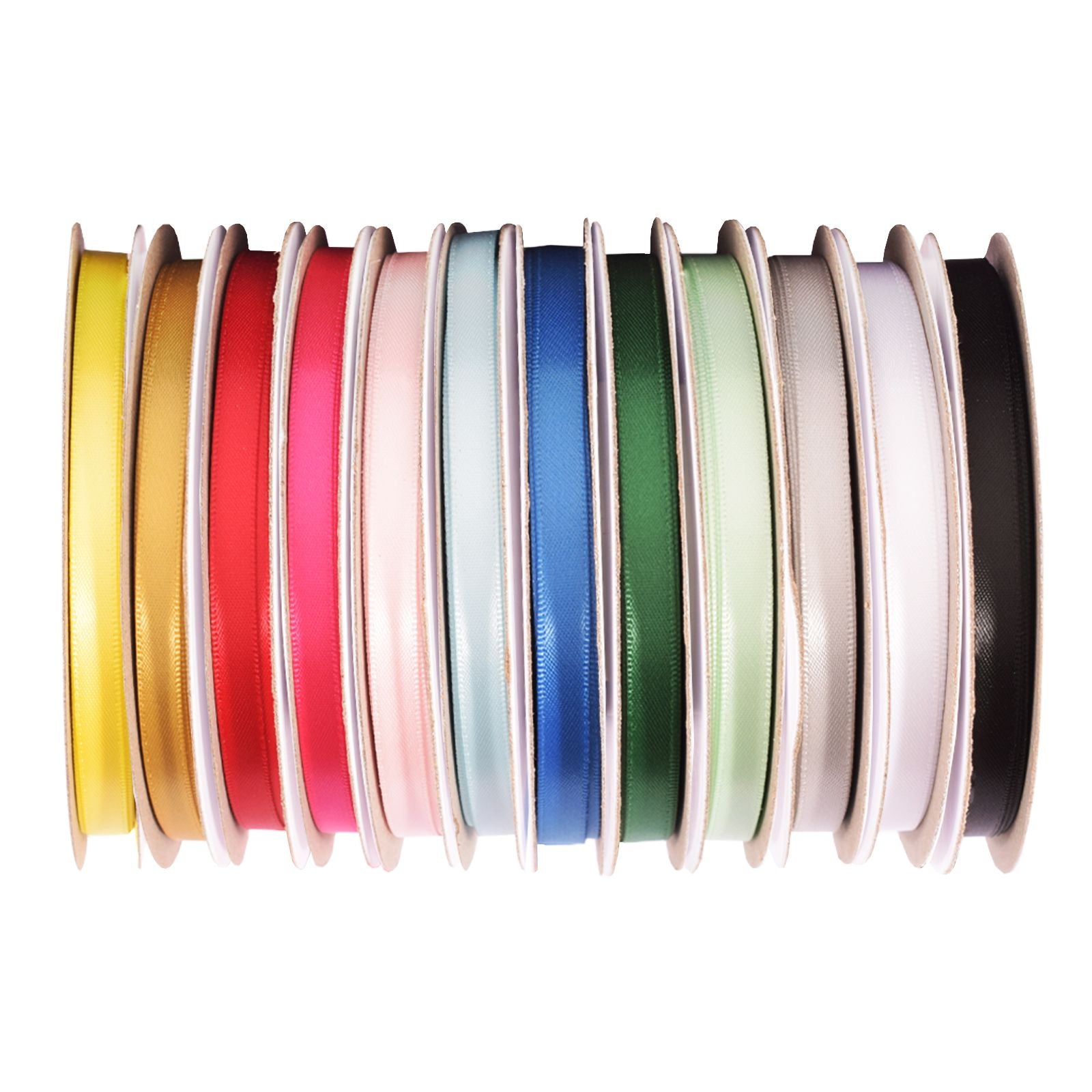 Vaessen creative • Satinband-Set 6 mm x 20 m, 12 Farben