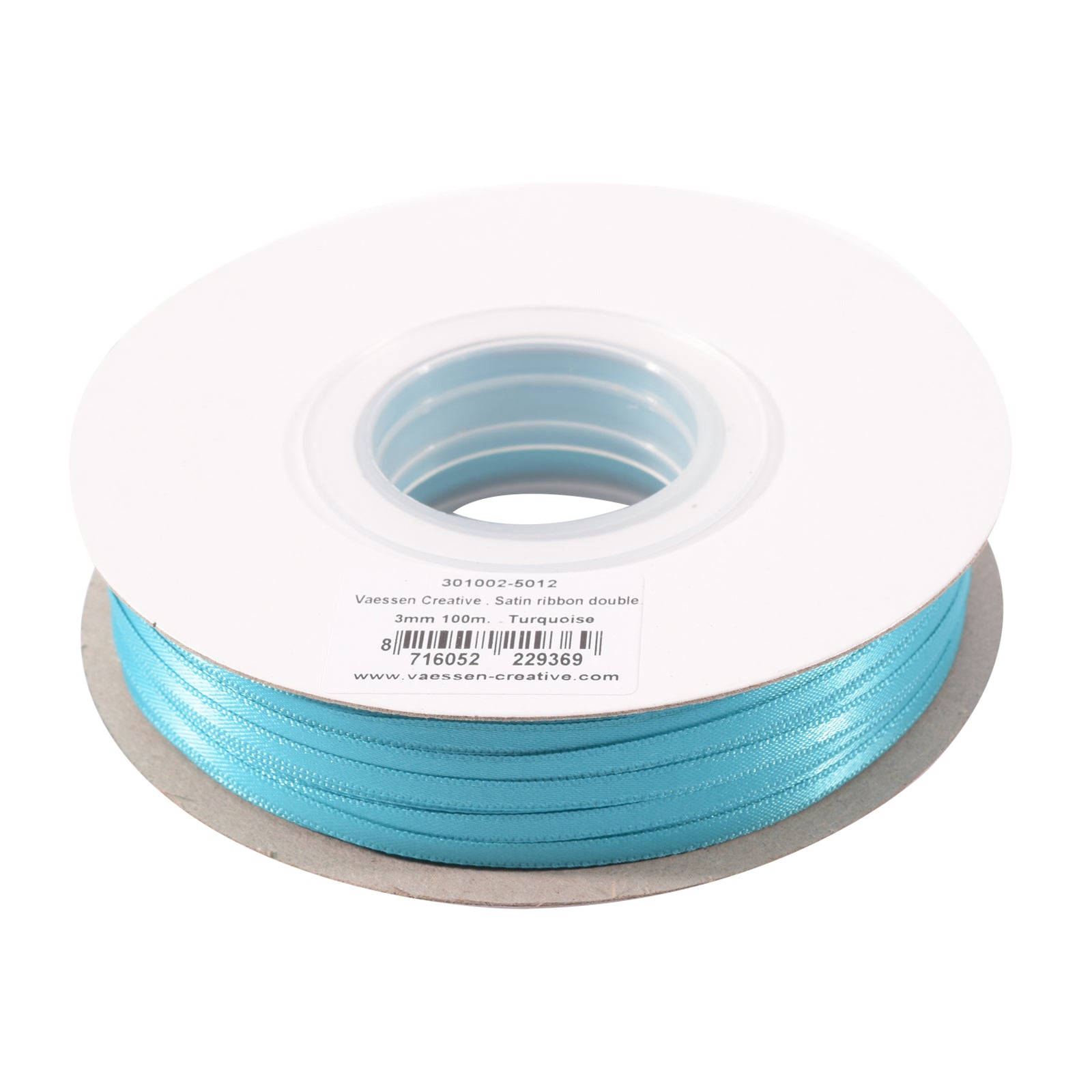 Vaessen creative • Satinband 3mmx100m türkis