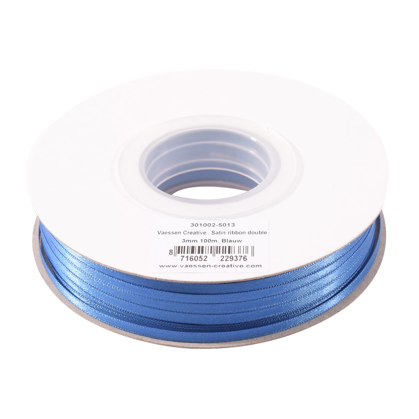 Vaessen creative • Satinband 3mmx100m blau