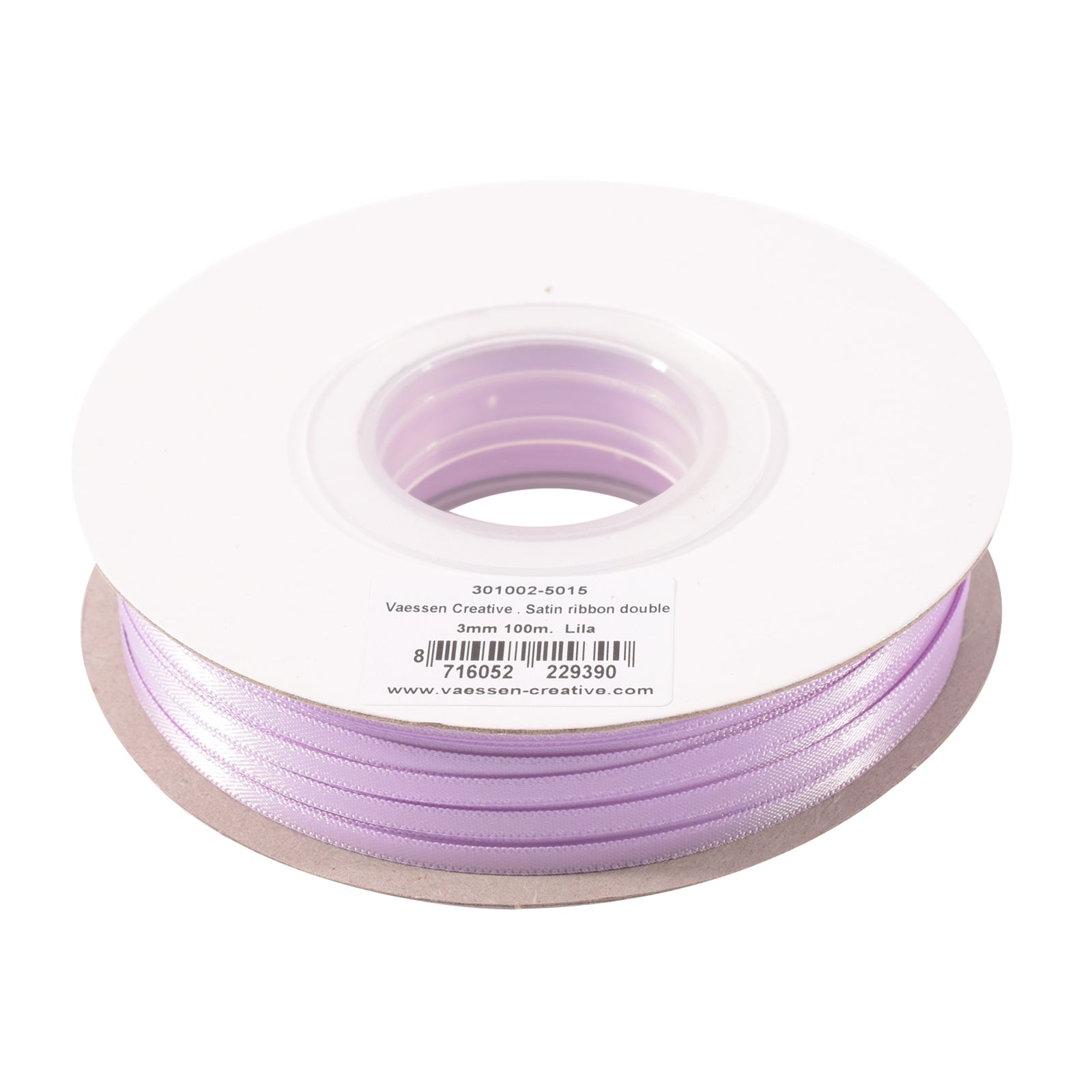 Vaessen creative • Satinband 3 mm x 100 m lila