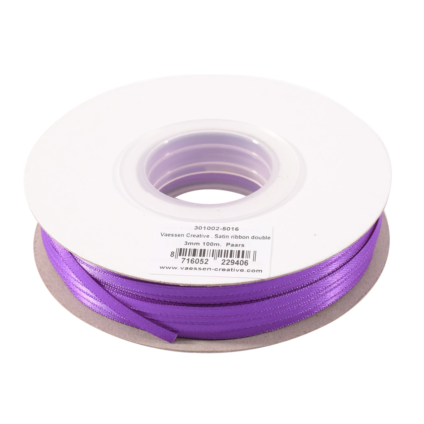 Vaessen creative • Satinband 3 mm x 100 m lila