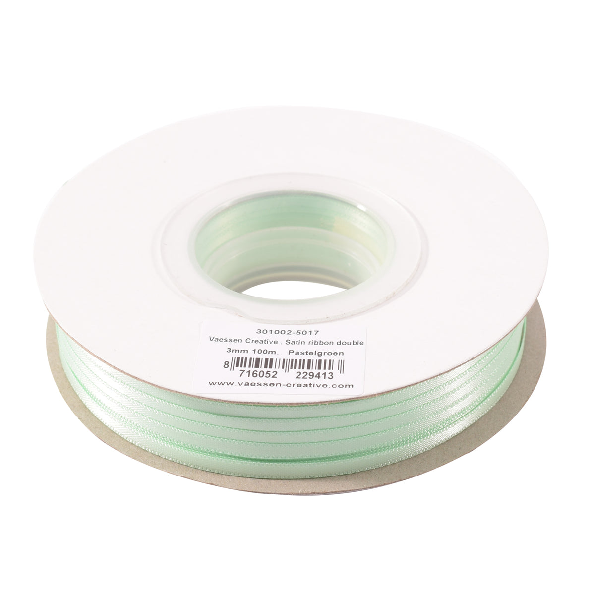 Vaessen creative • Satinband 3mmx100m pastellgrün