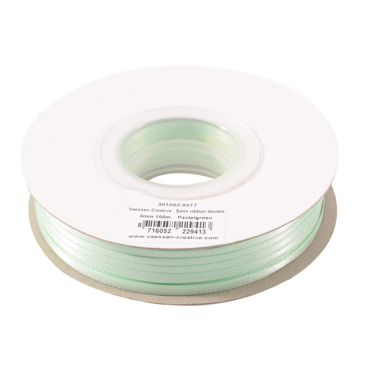 Vaessen creative • Satinband 3mmx100m pastellgrün