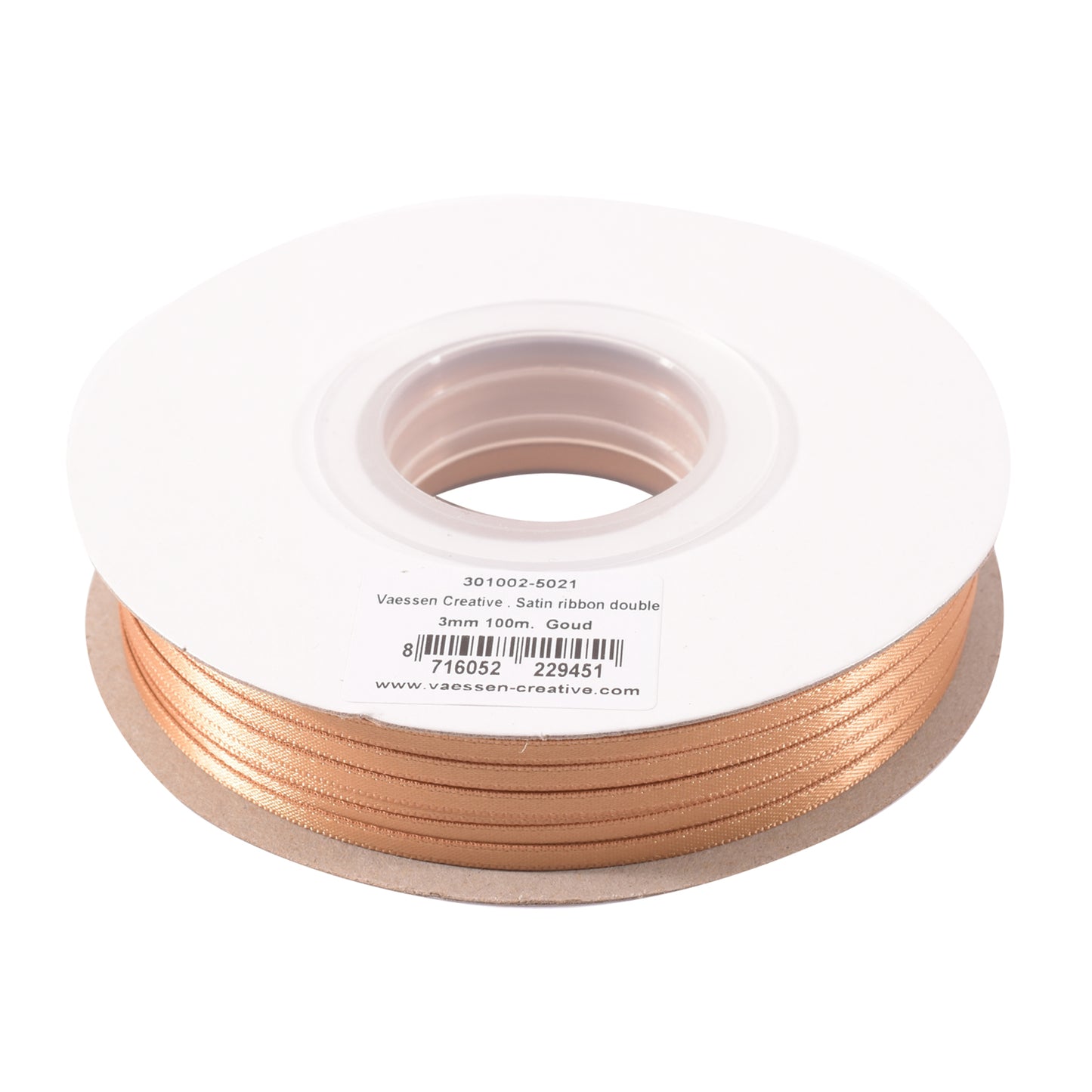 Vaessen creative • Satinband 3mmx100m Bronze
