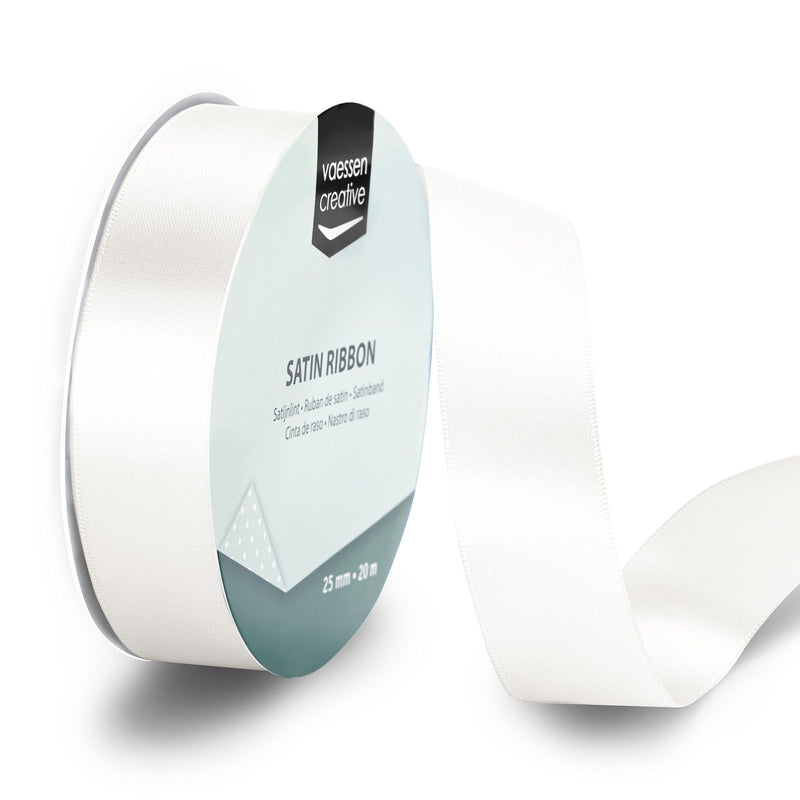 Vaessen creative • Satinband 20mx25mm weiß