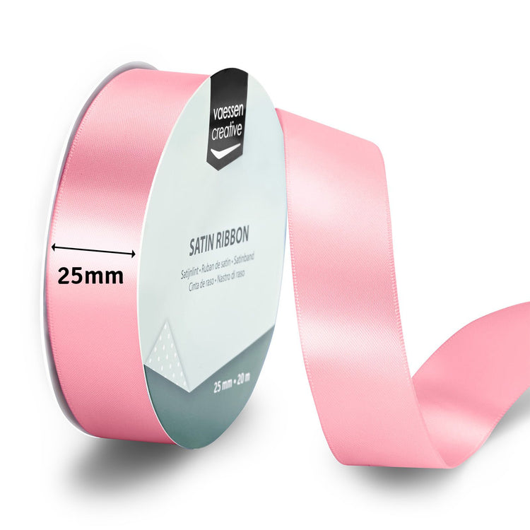 Vaessen creative • Satinband 20mx25mm hellrosa