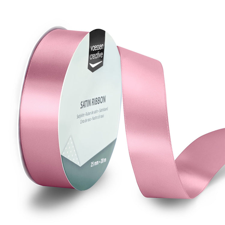 Vaessen creative • Satinband 20mx25mm altrosa