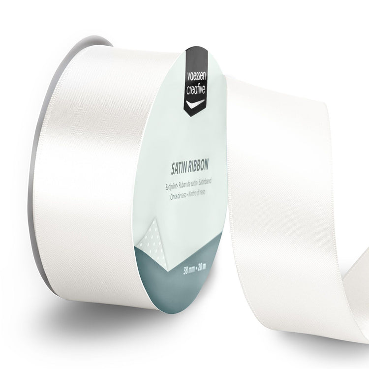 Vaessen creative • Satinband 20mx38mm weiß