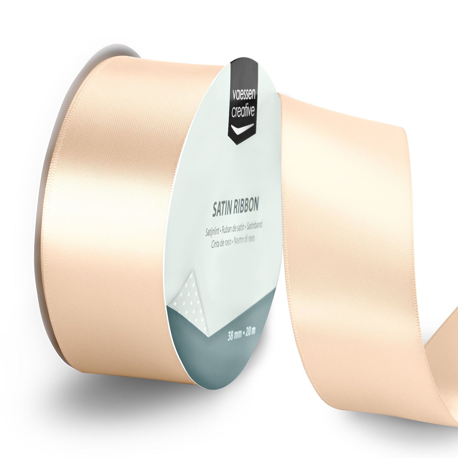 Vaessen creative • Satinband 20mx38mm Elfenbein
