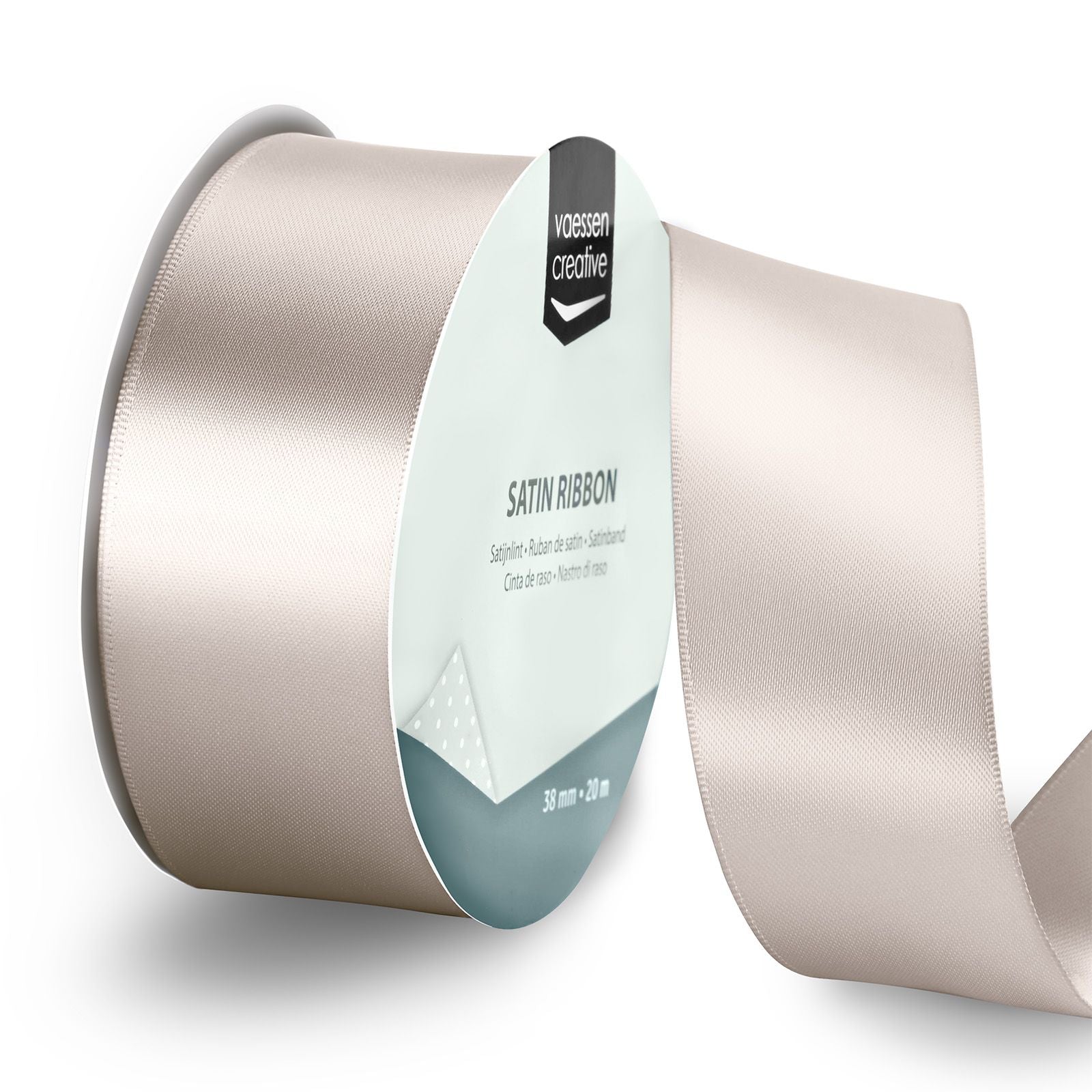 Vaessen creative • Satinband 20mx38mm beige