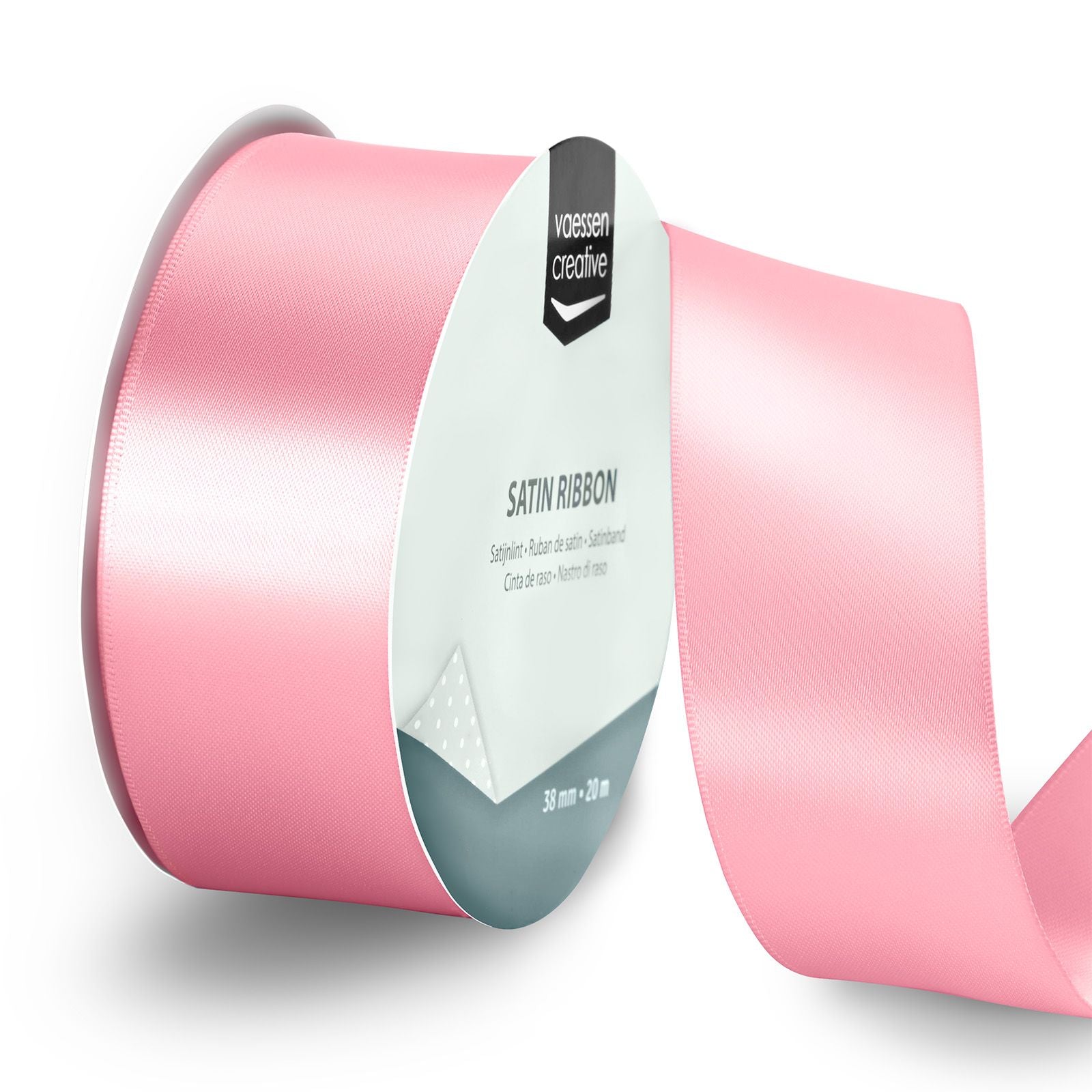 Vaessen creative • Satinband 20mx38mm hellrosa